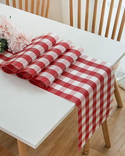 JIAJIA Bedside Table Runner Christmas Happy New Year Letter Table Runner Easter Table Runner Girl 16x72 Inch for Dinner Parties Events Decor JIAJIA Bedside Table Runner Christmas Happy New Year Letter Table Runner Easter Table Runner Girl 16x72 Inch for Dinner Parties Events Decor